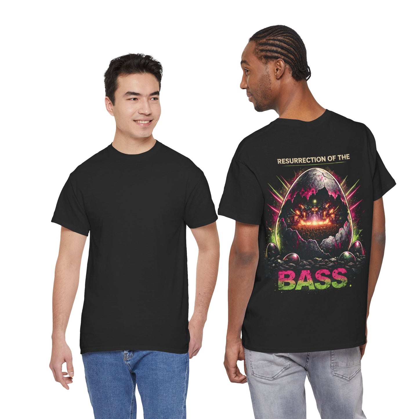 Unisex T-Shirt - Ostern - Rave - Hardstyle - egg - bass