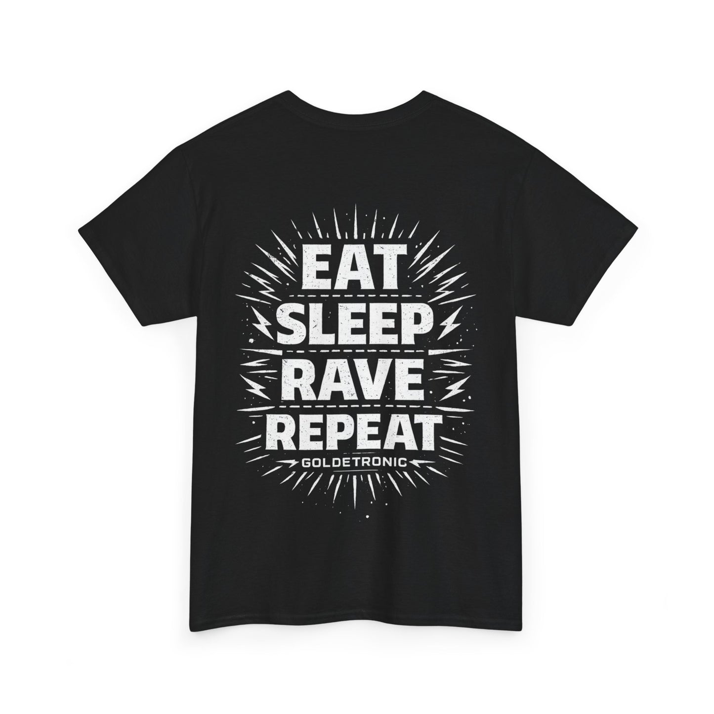 Unisex T‑Shirt — Rave Streetwear Eat Sleep Rave Repeat Hardstyle Festival