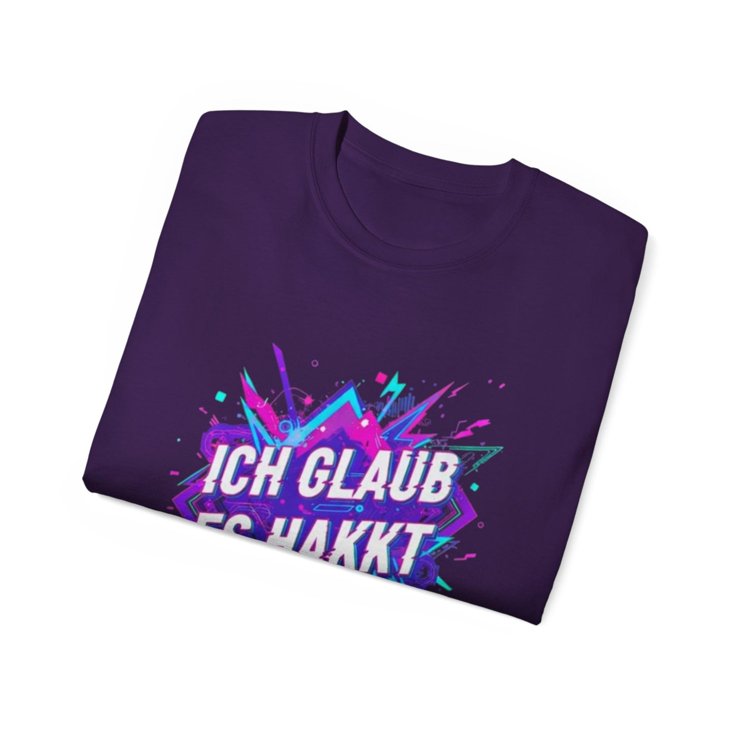 Hardstyle T-Shirt Herren & Damen – ICH GLAUB ES HAKKT Festival Shirt | Rave Streetwear