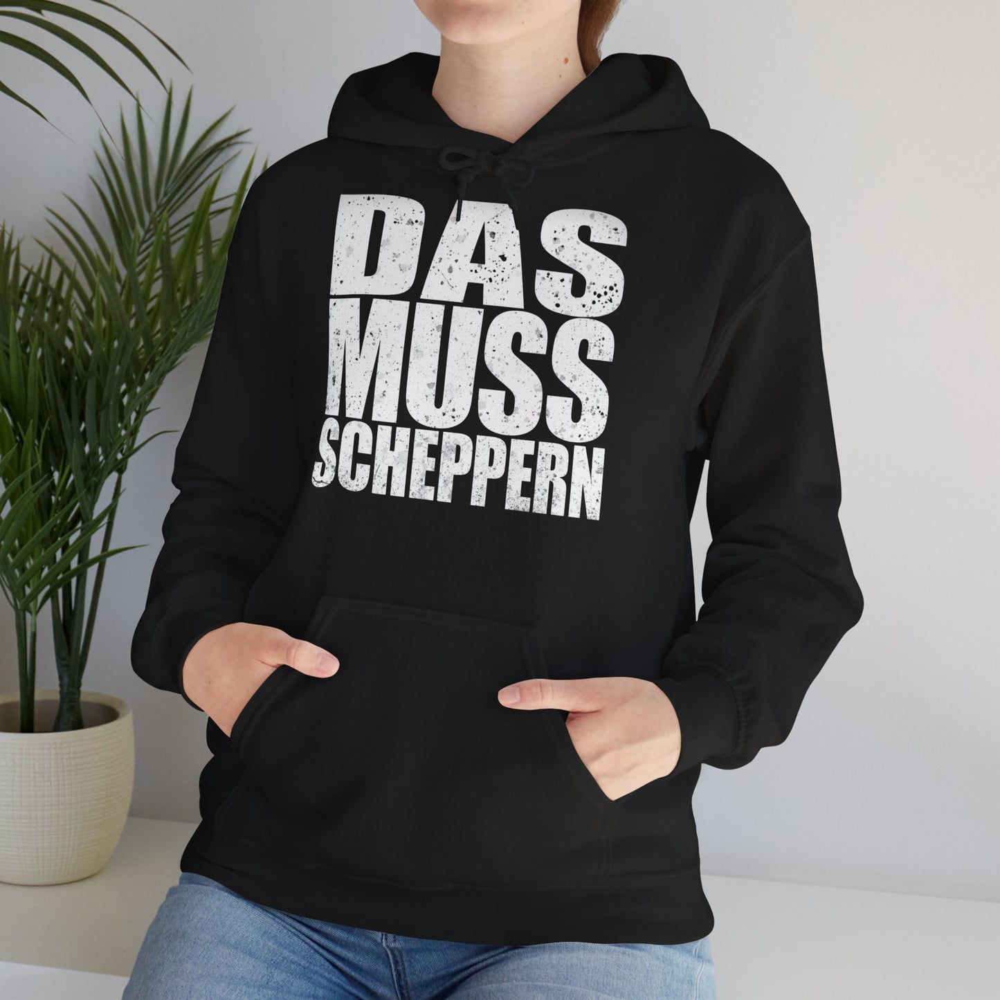 Hardstyle Hoodie Herren & Damen – DAS MUSS SCHEPPERN Festival Pullover | Rave Streetwear