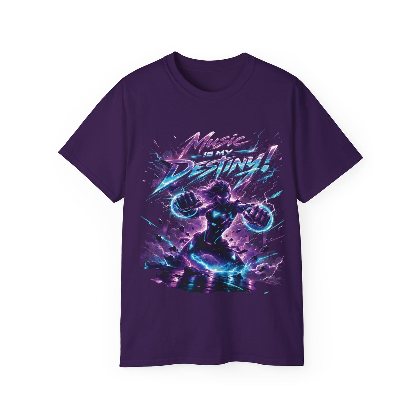 Hardstyle T-Shirt Herren & Damen – MUSIC IS MY DESTINY Festival Shirt | Rave Streetwear