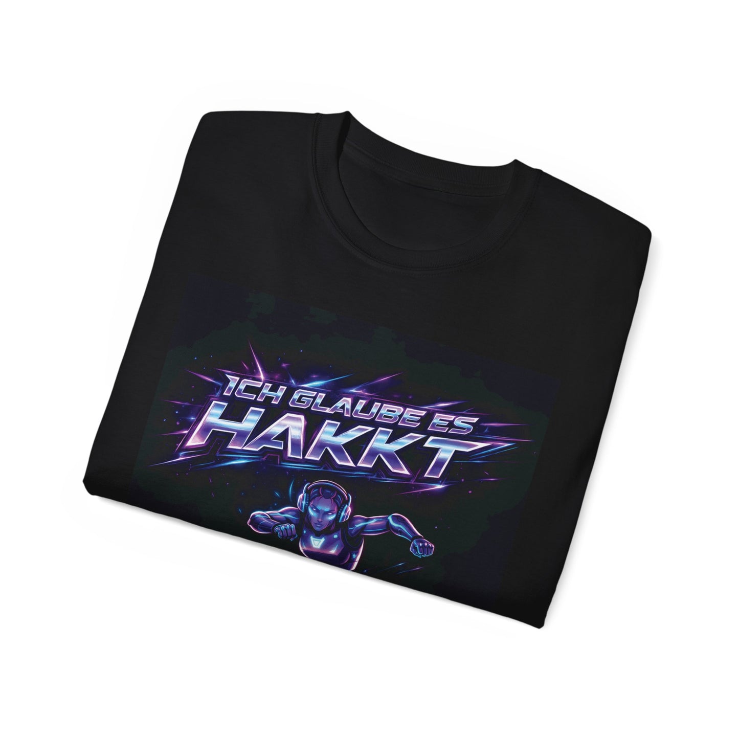 Hardstyle T-Shirt Herren & Damen – ICH GLAUB ES HAKKT Shirt | Rave Streetwear