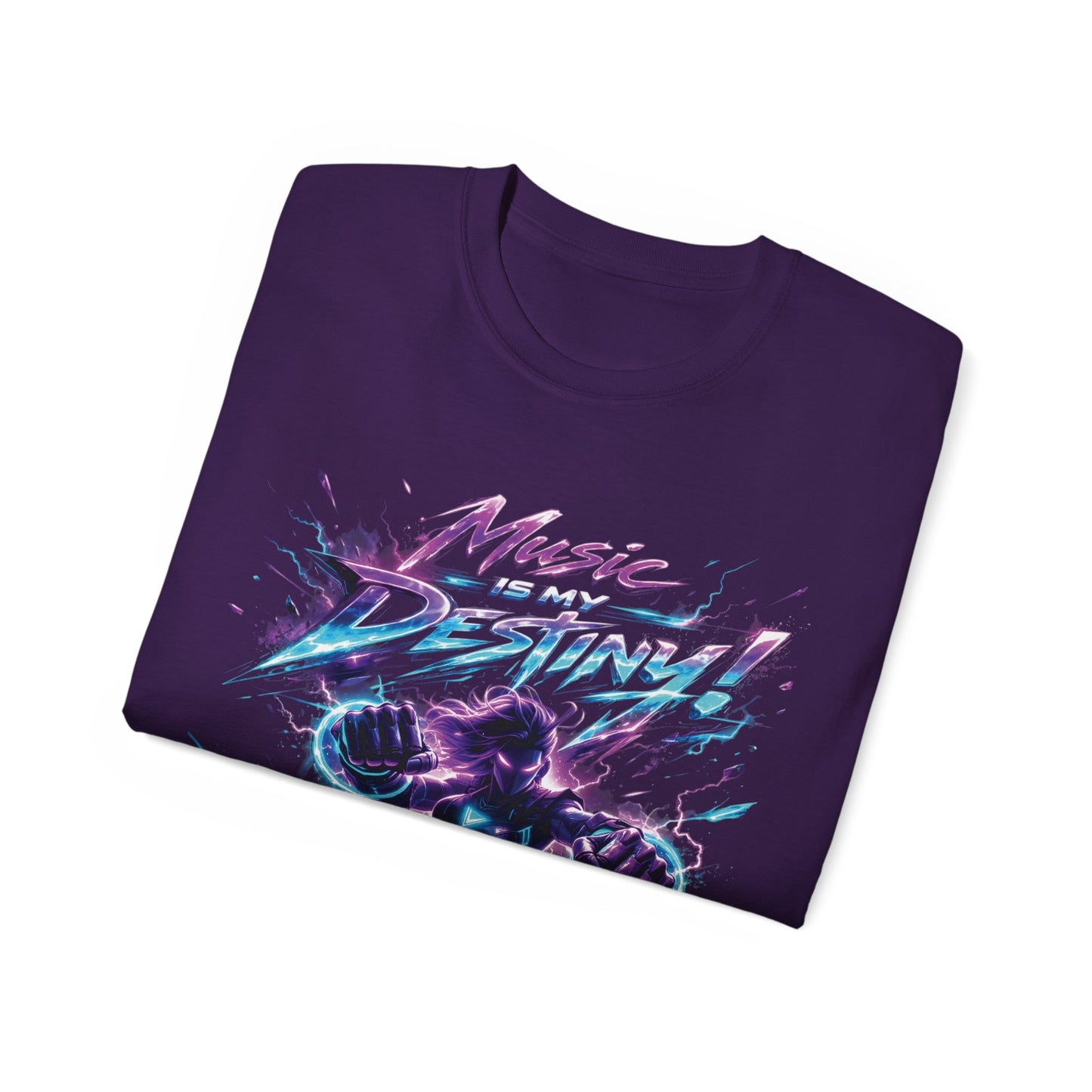 Hardstyle T-Shirt Herren & Damen – MUSIC IS MY DESTINY Festival Shirt | Rave Streetwear