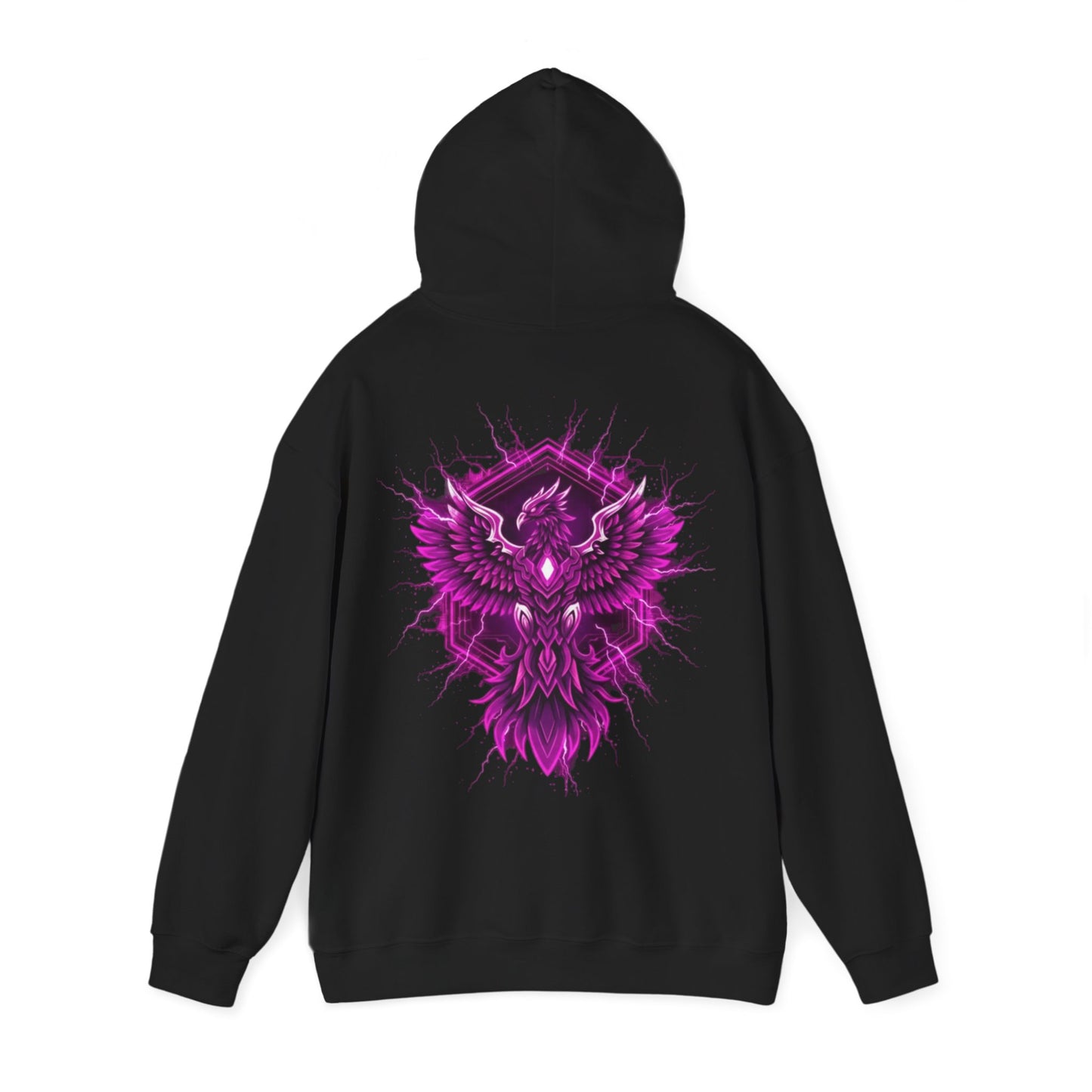 Hardstyle Hoodie Herren & Damen – NEON PHOENIX Festival Pullover | Rave Streetwear