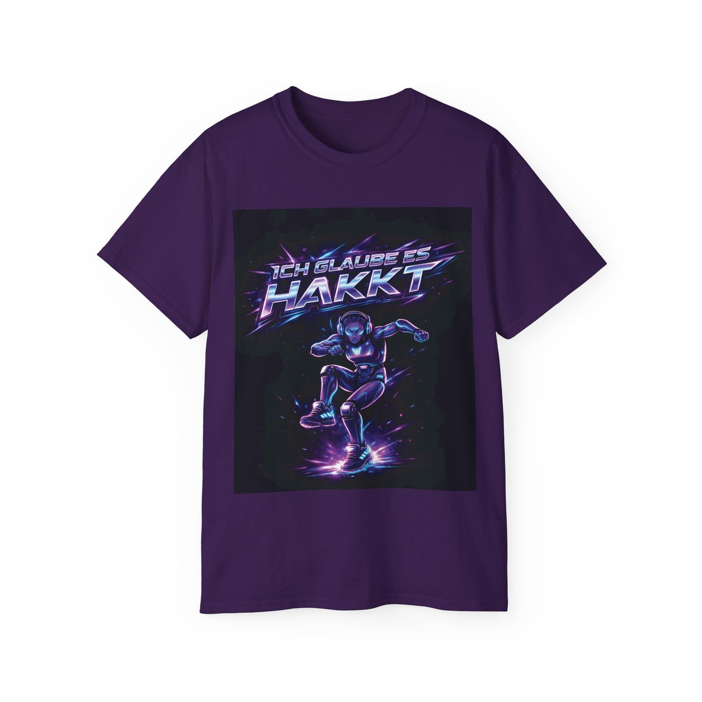 Hardstyle T-Shirt Herren & Damen – ICH GLAUB ES HAKKT Shirt | Rave Streetwear