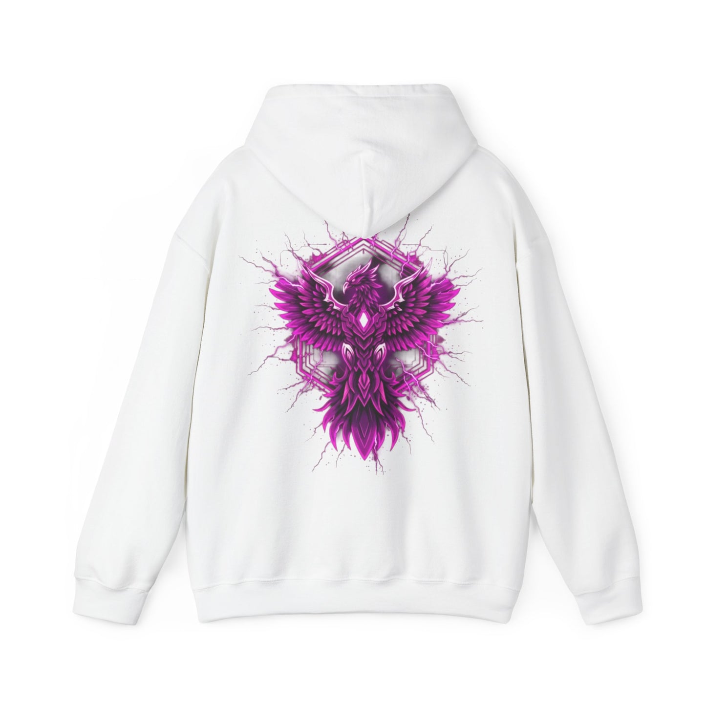 Hardstyle Hoodie Herren & Damen – NEON PHOENIX Festival Pullover | Rave Streetwear