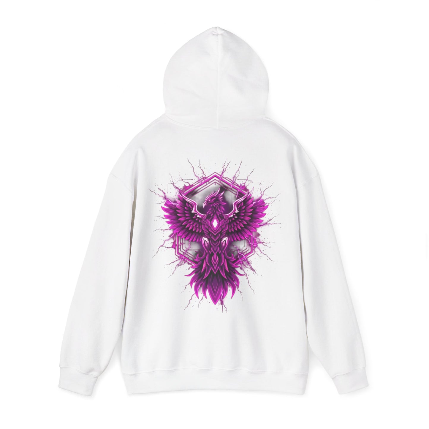 Hardstyle Hoodie Herren & Damen – NEON PHOENIX Festival Pullover | Rave Streetwear