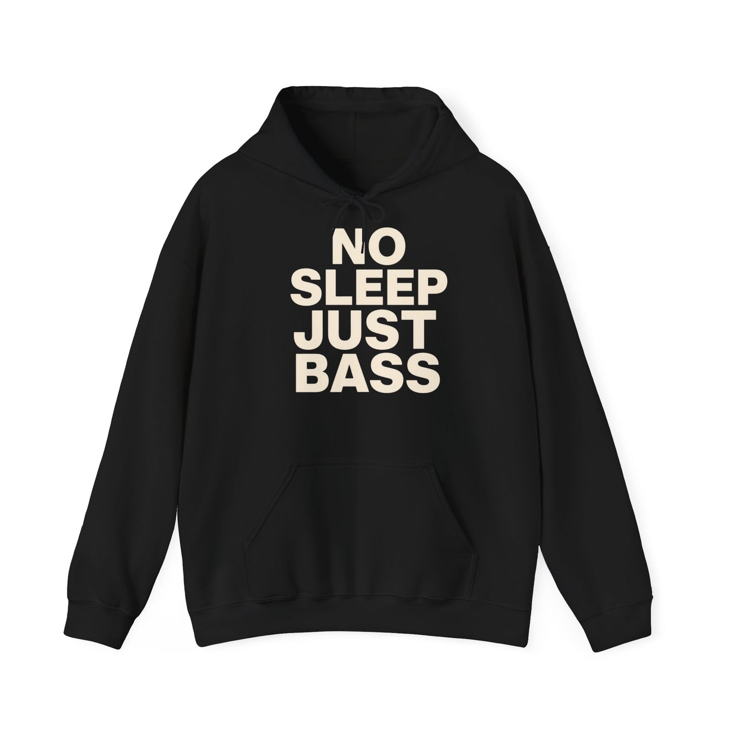 Hardstyle Hoodie Herren & Damen – NO SLEEP JUST BASS Festival Pullover | Rave Streetwear