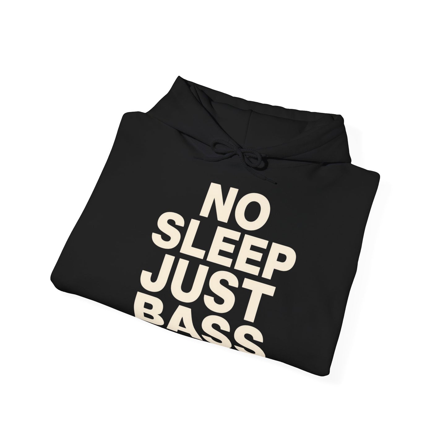 Hardstyle Hoodie Herren & Damen – NO SLEEP JUST BASS Festival Pullover | Rave Streetwear