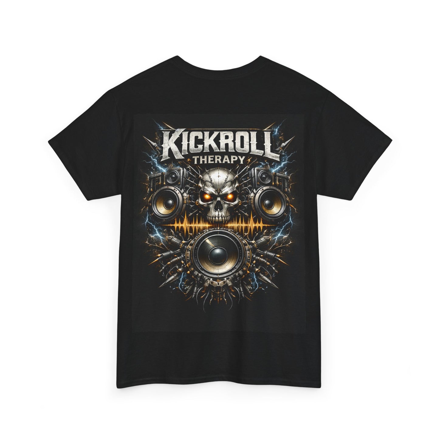 Unisex T‑Shirt — Rave Streetwear Kickroll Therapy Hardstyle Festival
