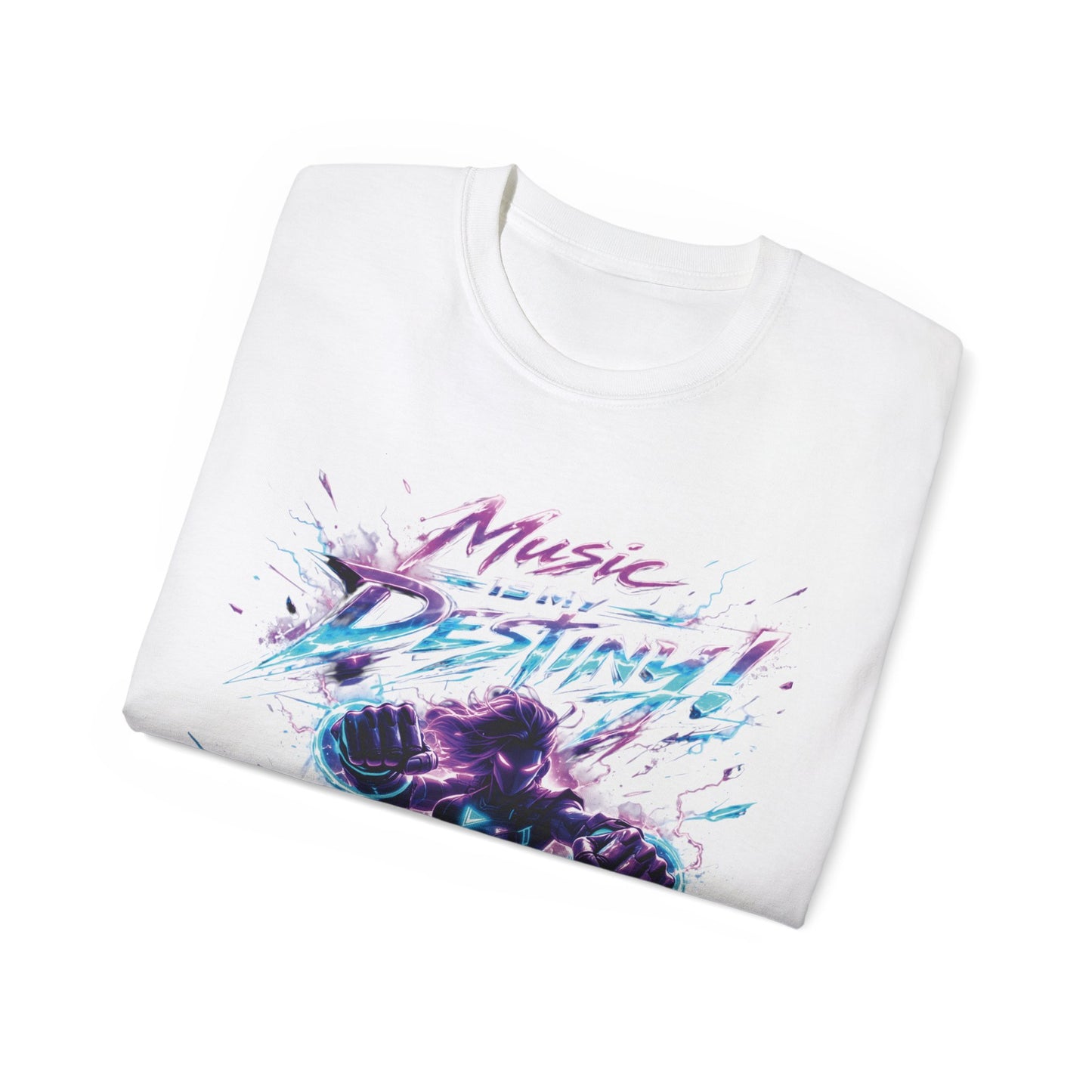 Hardstyle T-Shirt Herren & Damen – MUSIC IS MY DESTINY Festival Shirt | Rave Streetwear