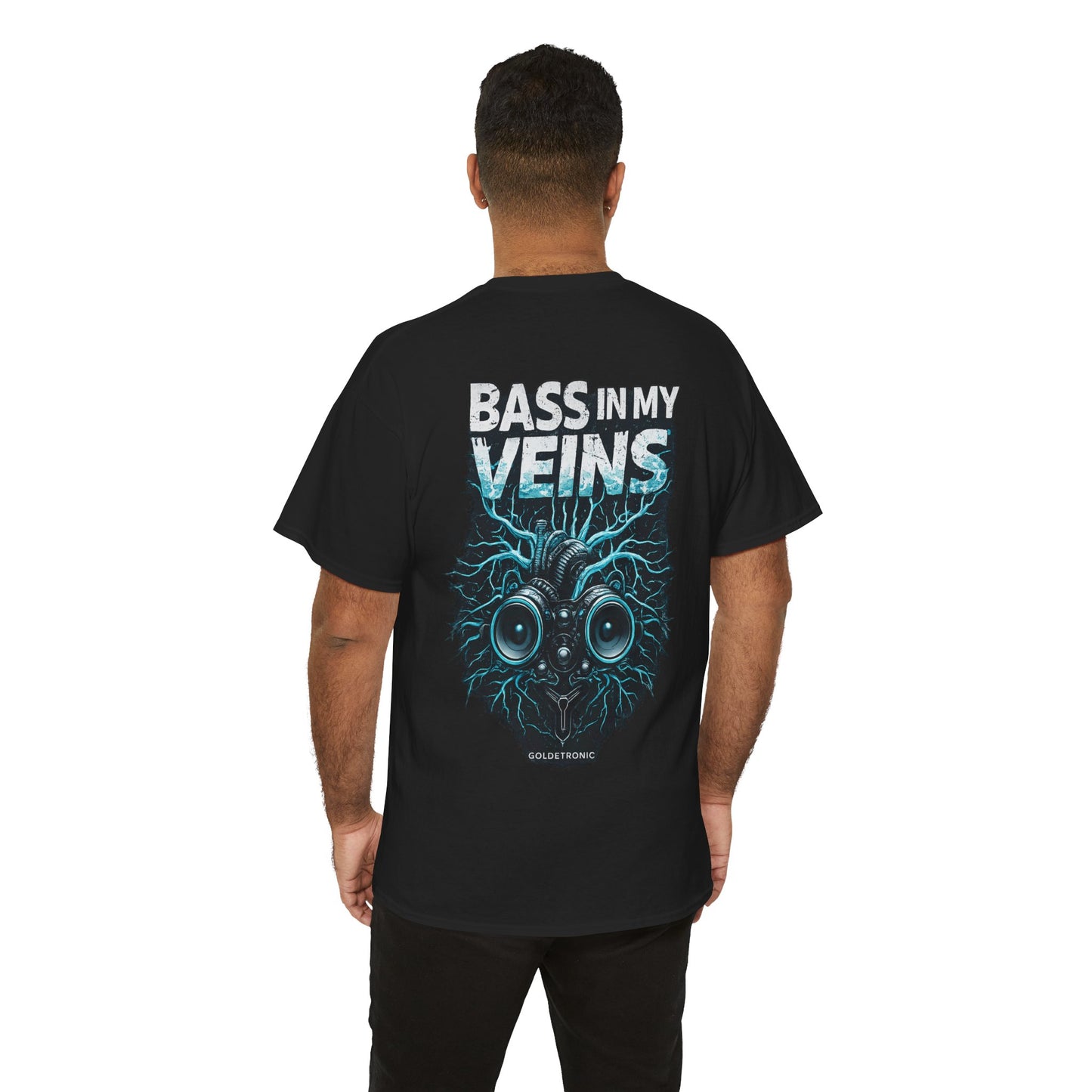 Unisex T‑Shirt — Rave Streetwear Bass in my Veins Hardstyle Festival