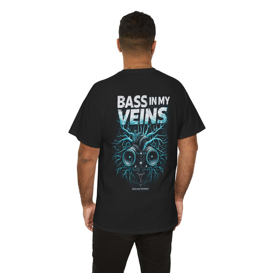 Unisex T‑Shirt — Rave Streetwear Bass in my Veins Hardstyle Festival