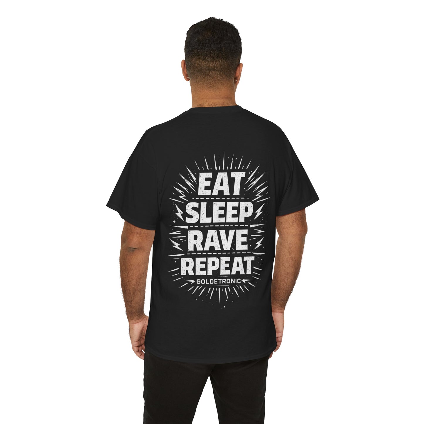 Unisex T‑Shirt — Rave Streetwear Eat Sleep Rave Repeat Hardstyle Festival
