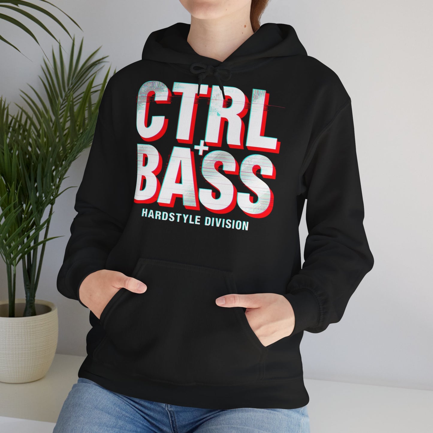 Hardstyle Hoodie Herren & Damen – CTRL+BASS Pullover | Rave Streetwear