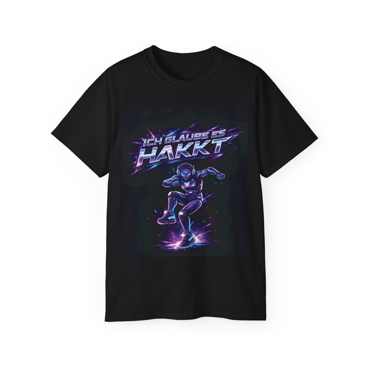 Hardstyle T-Shirt Herren & Damen – ICH GLAUB ES HAKKT Shirt | Rave Streetwear