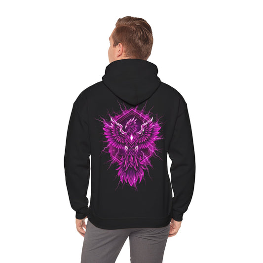 Hardstyle Hoodie Herren & Damen – NEON PHOENIX Festival Pullover | Rave Streetwear