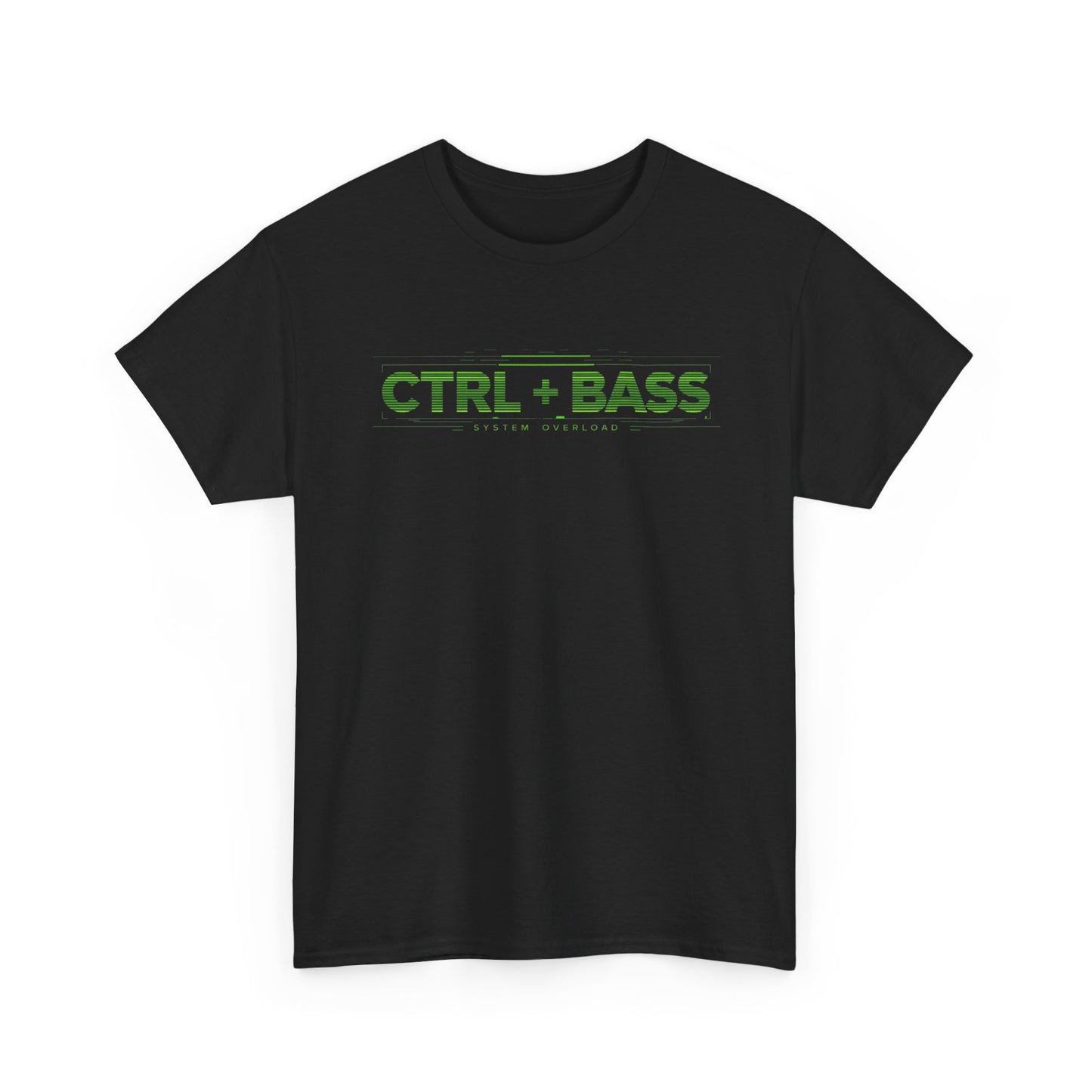 Unisex T‑Shirt — Rave Streetwear Control + Bass Overload Hardstyle Rave Festival