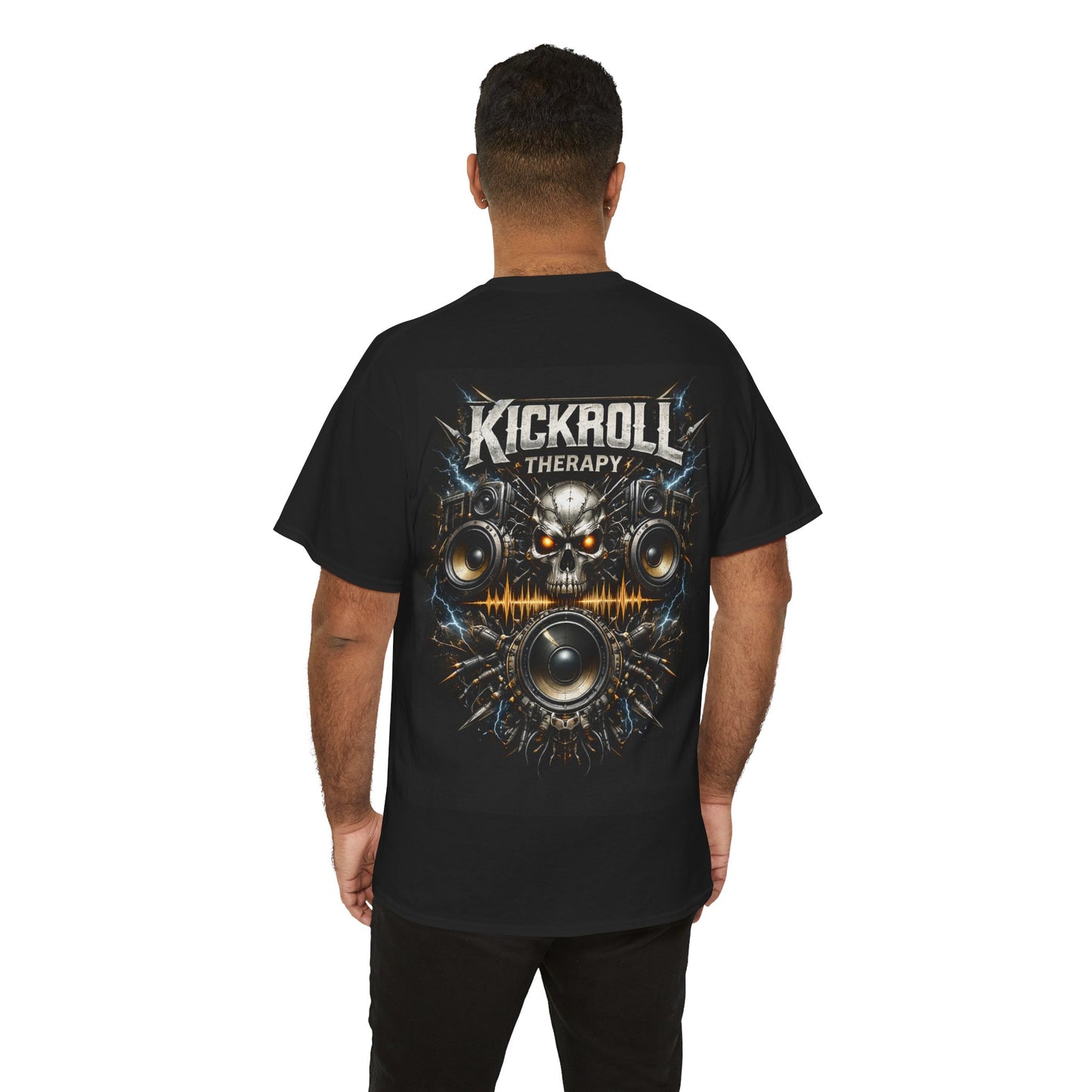 Unisex T‑Shirt — Rave Streetwear Kickroll Therapy Hardstyle Festival