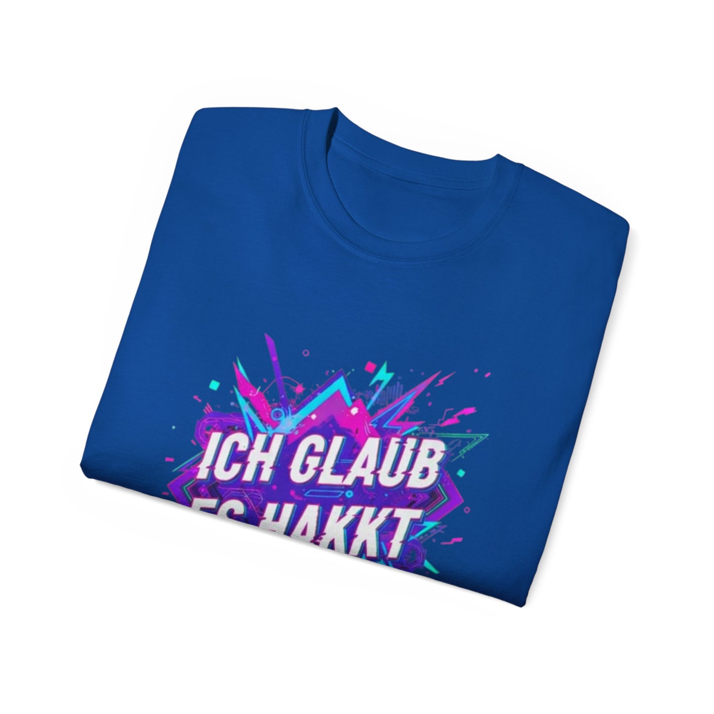 Hardstyle T-Shirt Herren & Damen – ICH GLAUB ES HAKKT Festival Shirt | Rave Streetwear
