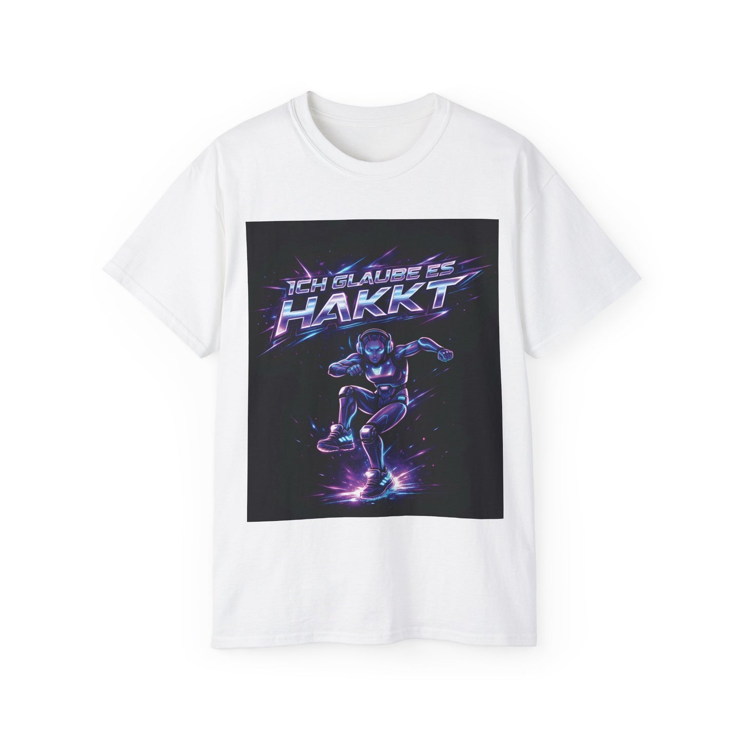 Hardstyle T-Shirt Herren & Damen – ICH GLAUB ES HAKKT Shirt | Rave Streetwear