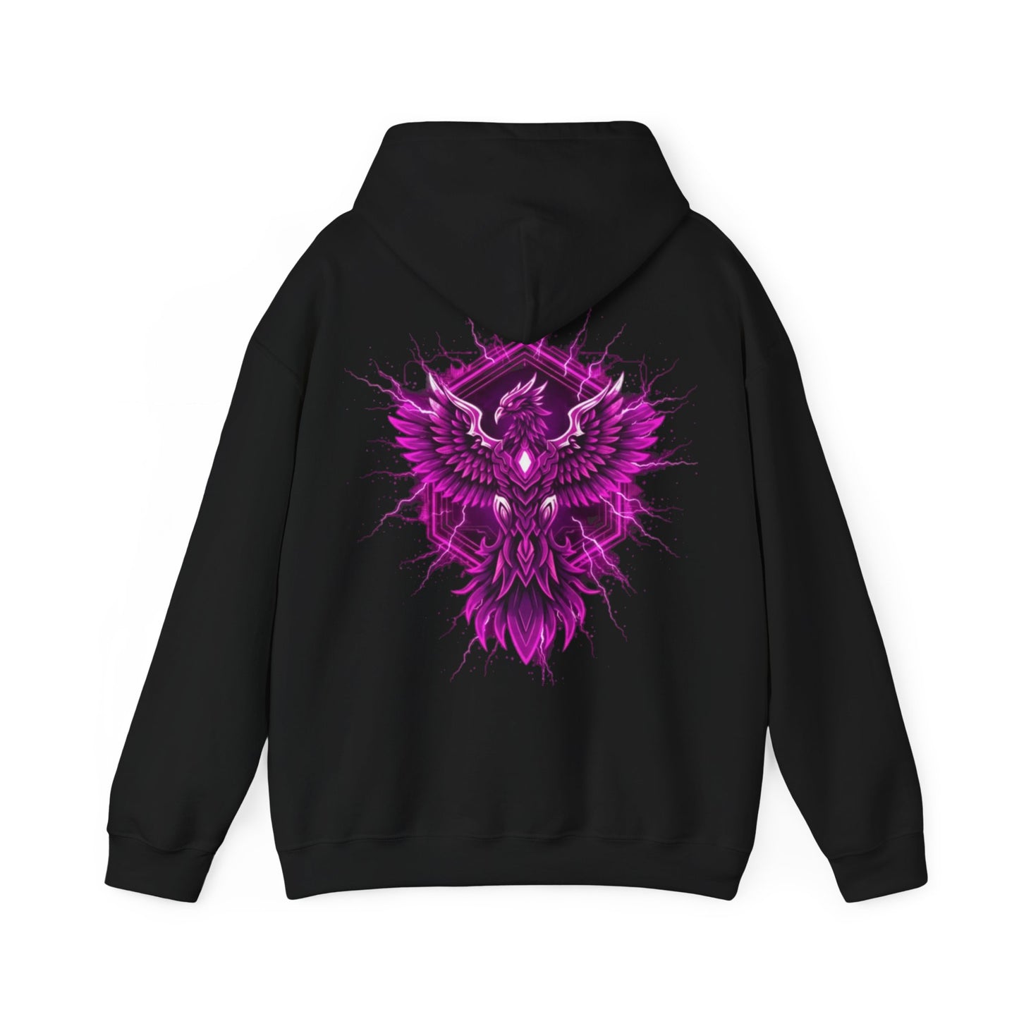 Hardstyle Hoodie Herren & Damen – NEON PHOENIX Festival Pullover | Rave Streetwear