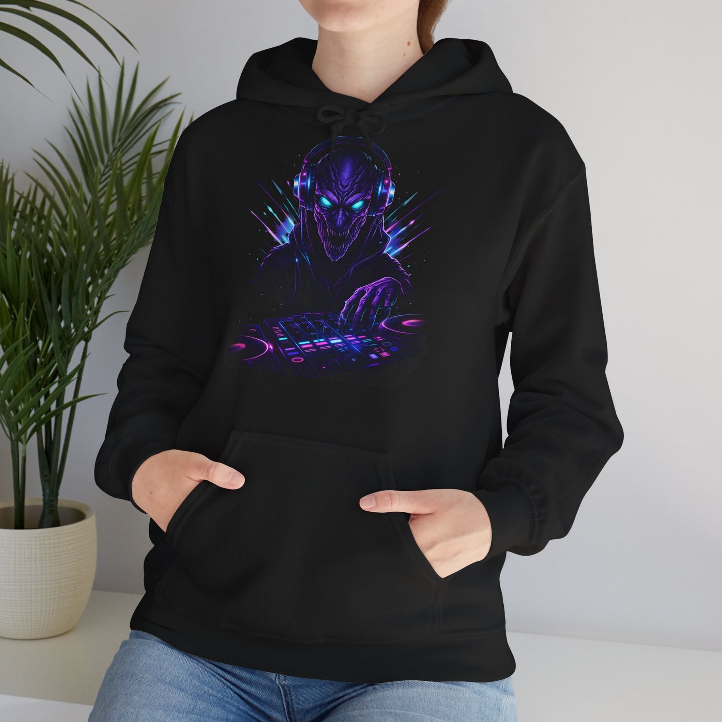 Hardstyle Hoodie Herren & Damen – DJ ALIEN Festival Pullover | Rave Streetwear