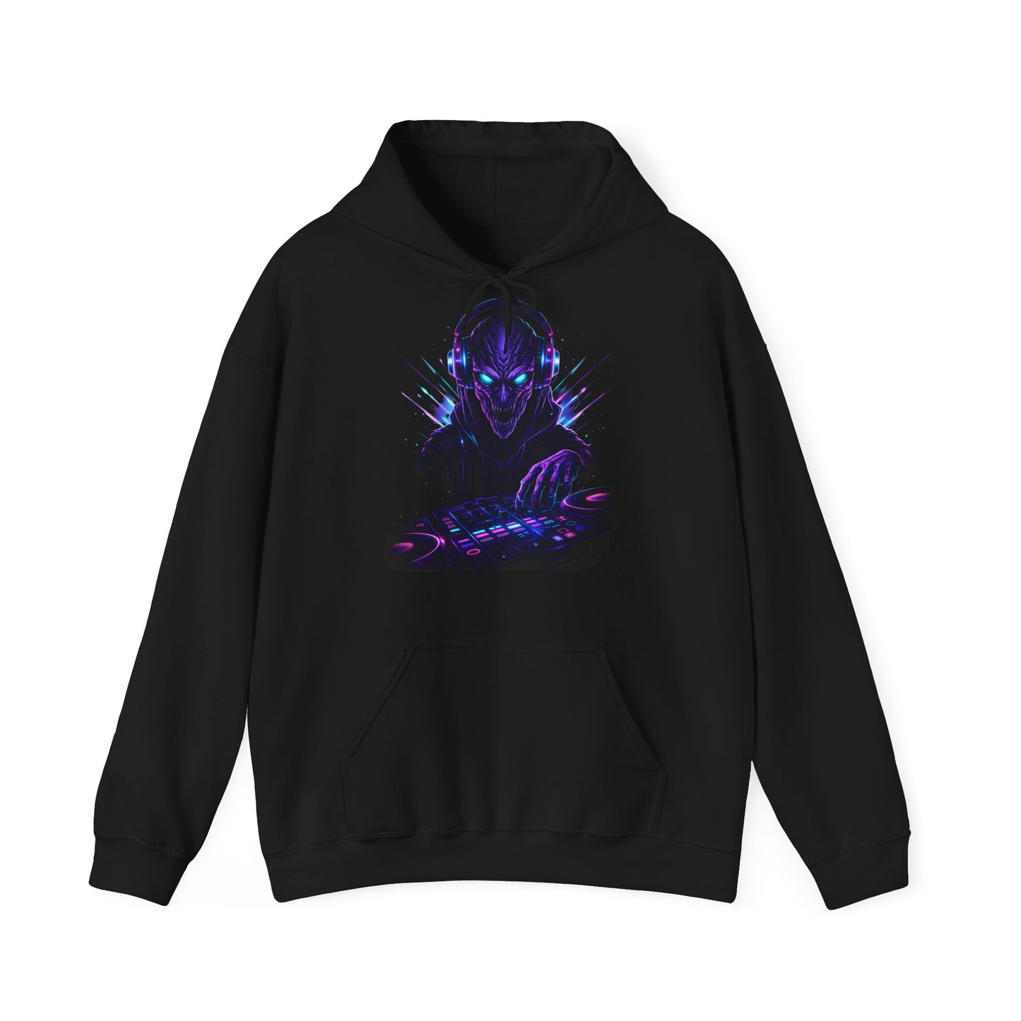 Hardstyle Hoodie Herren & Damen – DJ ALIEN Festival Pullover | Rave Streetwear