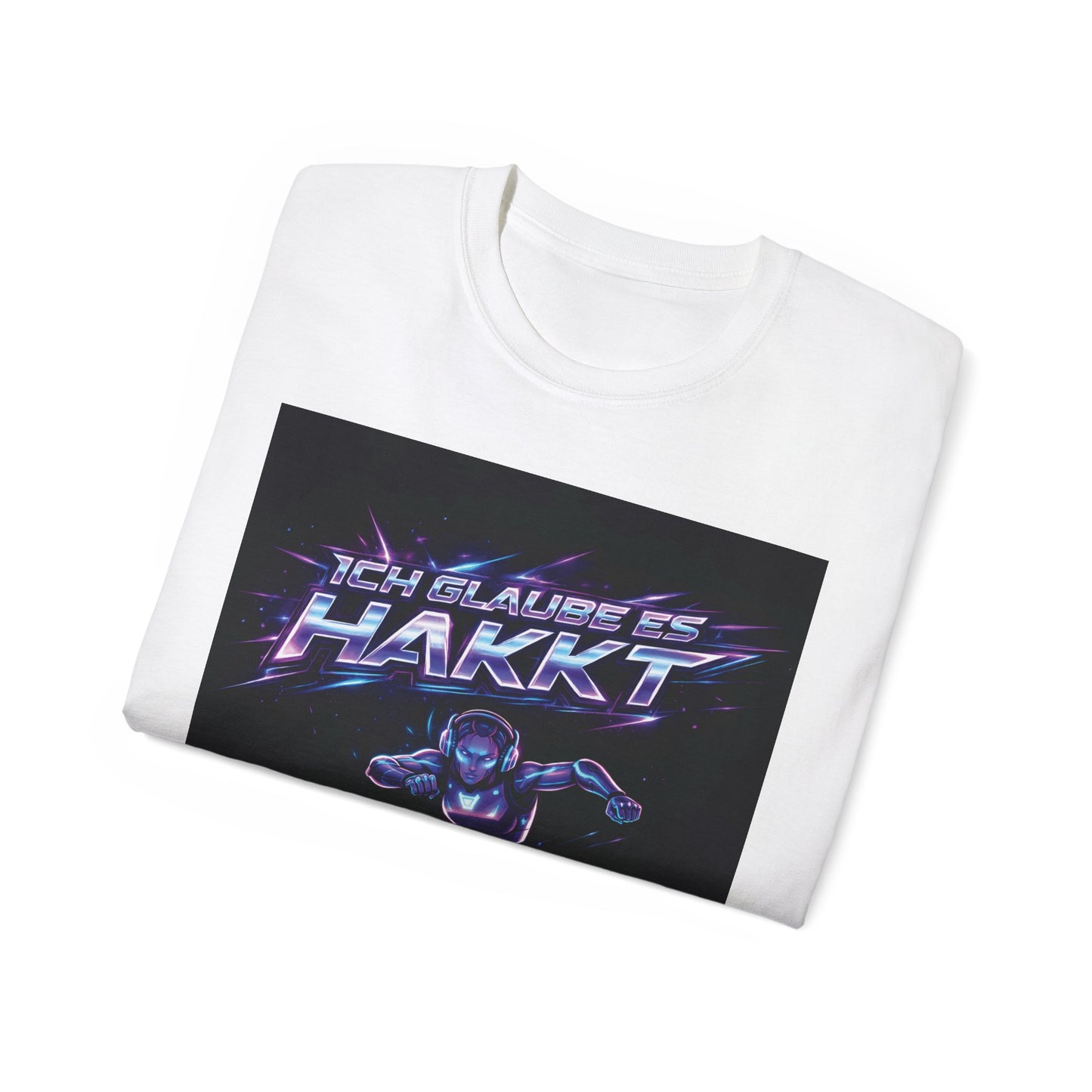 Hardstyle T-Shirt Herren & Damen – ICH GLAUB ES HAKKT Shirt | Rave Streetwear