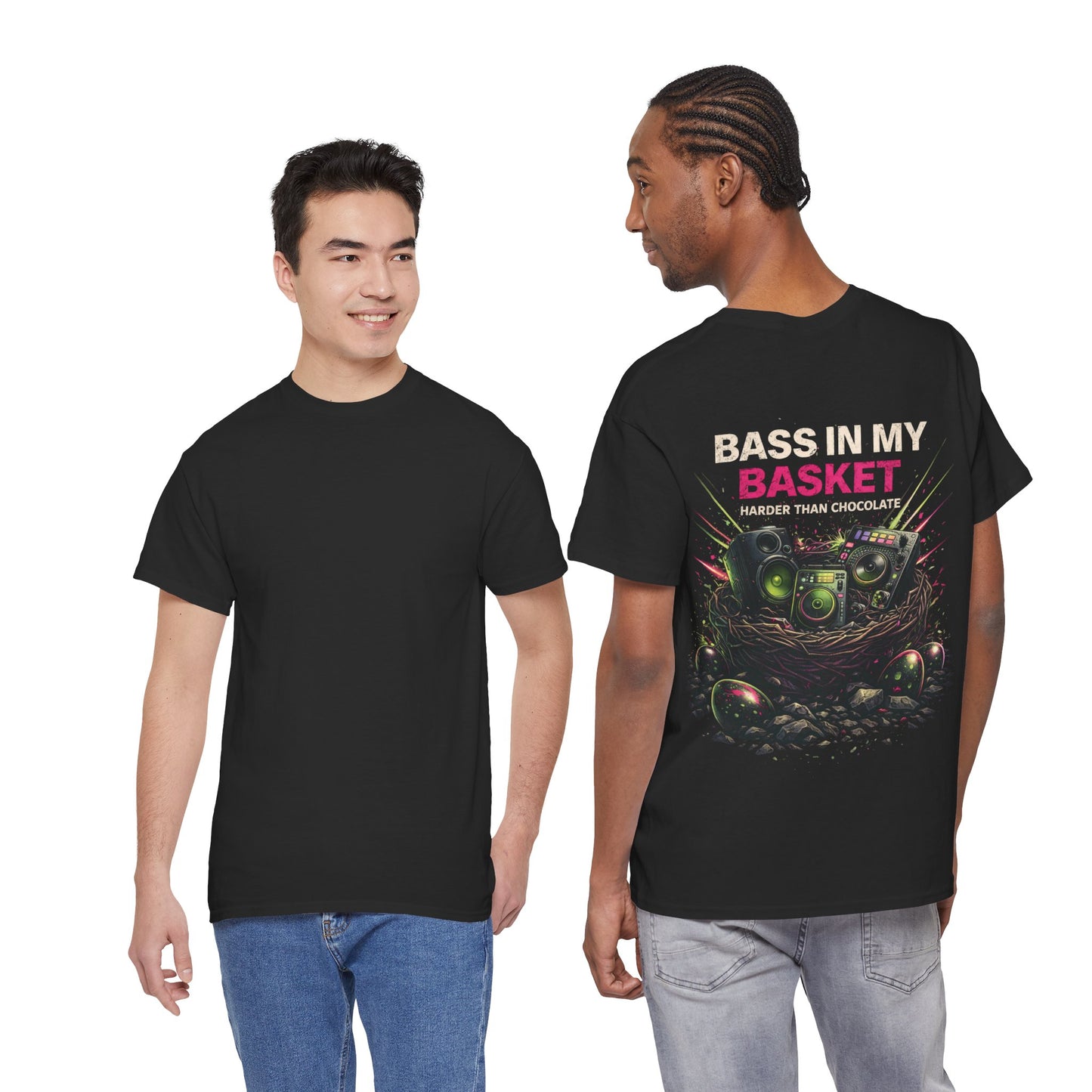 Unisex T-Shirt  - Ostern - Rave - Hardstyle - egg - basket