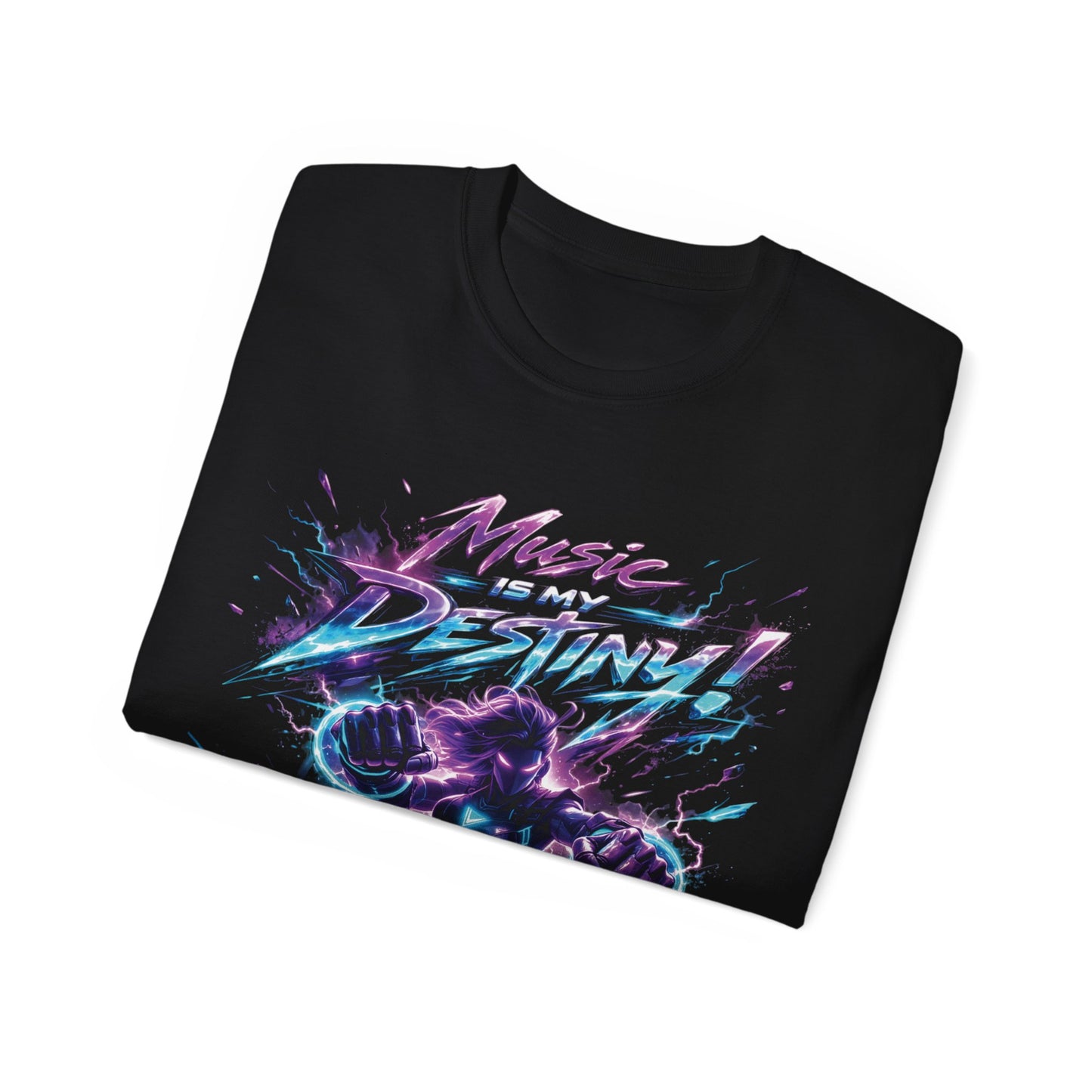 Hardstyle T-Shirt Herren & Damen – MUSIC IS MY DESTINY Festival Shirt | Rave Streetwear