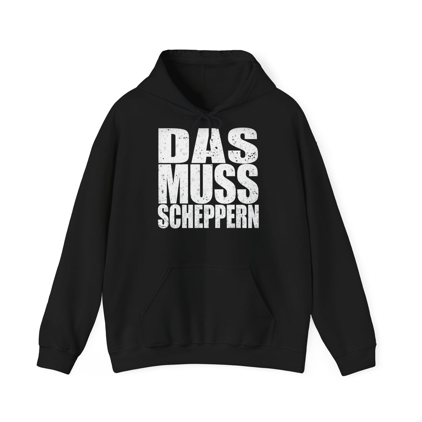 Hardstyle Hoodie Herren & Damen – DAS MUSS SCHEPPERN Festival Pullover | Rave Streetwear